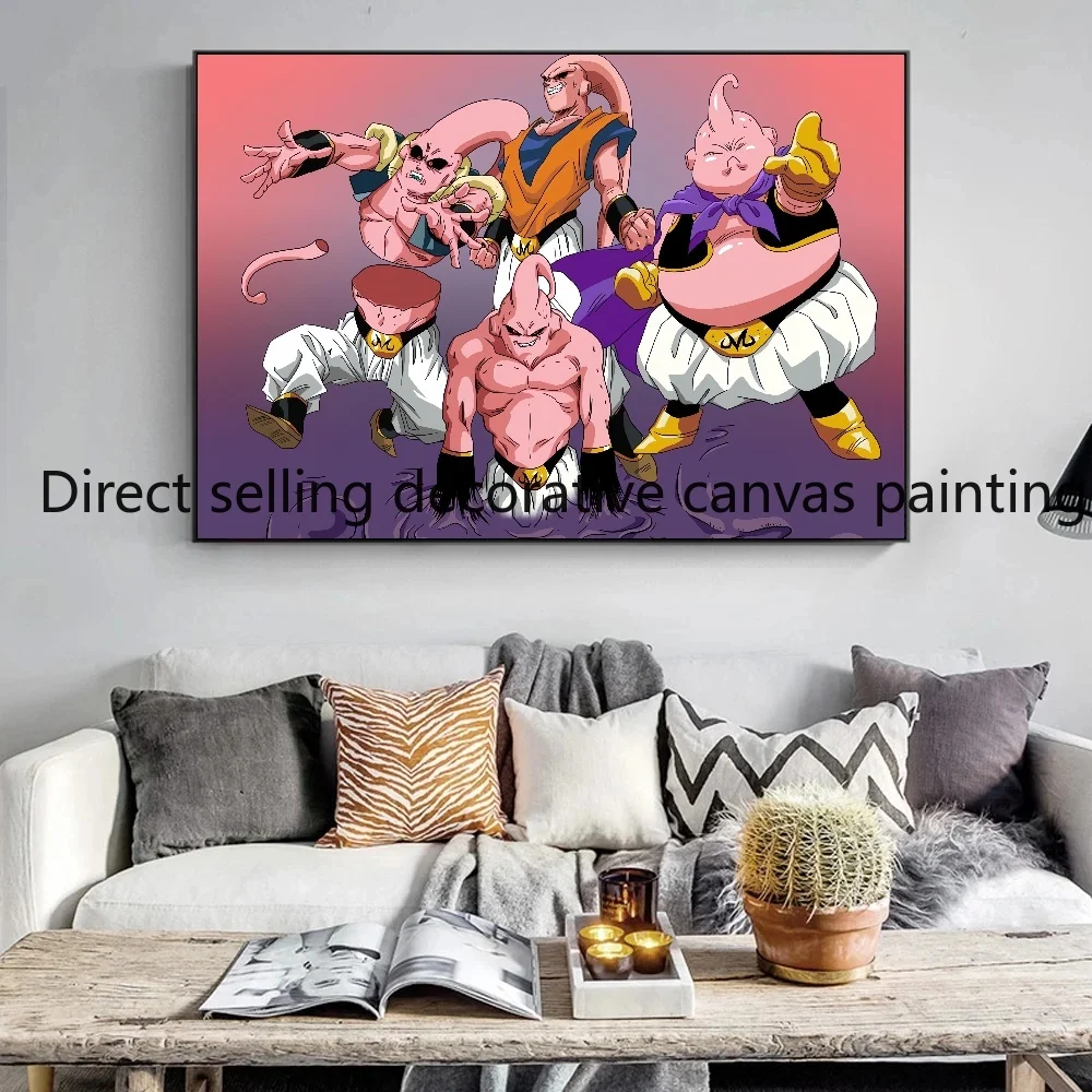 Anime klasik Dragon Ball Goku Vegeta poster perifer seni dinding HD dicetak lukisan kanvas lukisan dekorasi dinding rumah