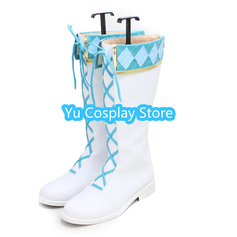 Hisakawa Hayate Cosplay Shoes Halloween Carnival Boots Cosplay Prop PU Shoes Custom Made