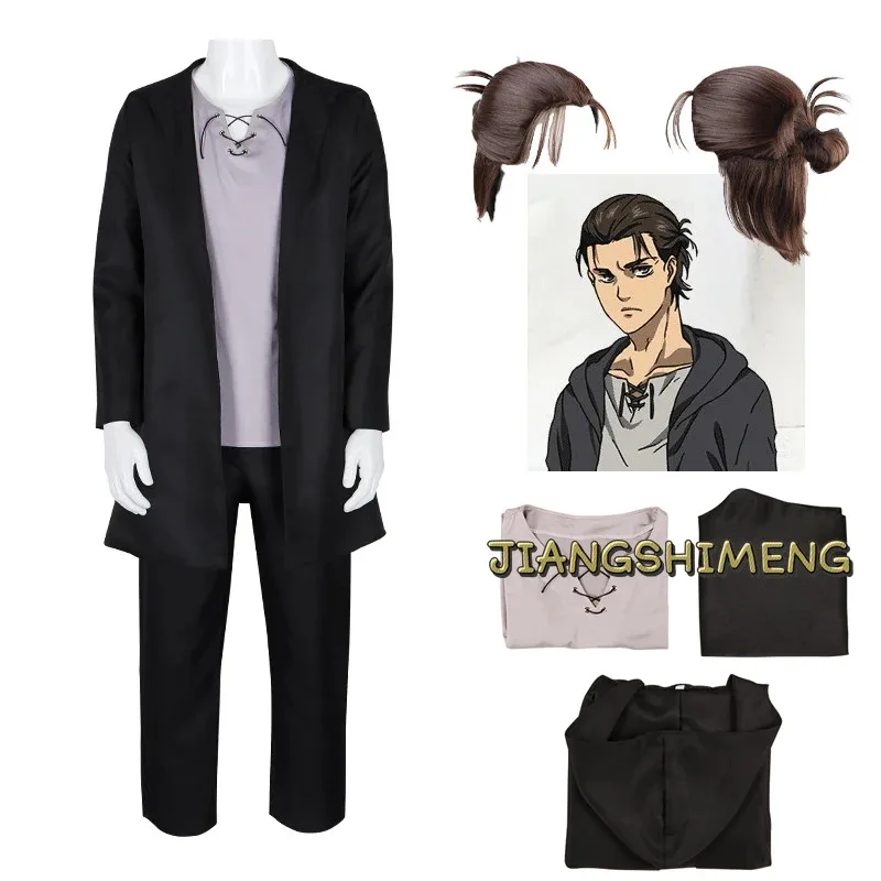 eren-jaeger-costume-cosplay-anime-attack-on-titan-stagione-finale-4-parrucca-trench-con-cappuccio-nero-t-shirt-pantaloni-vestito-shingeki-no-kyojin