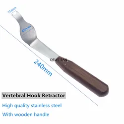 Bone Retractor Vertebral Hook Femoral neck retractor Hip surgery retractor Orthopedic surgical Instruments