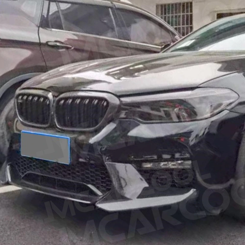 

Накладки на передний бампер JMCARCOOL ABS Carbon Look для BMW 5 серии F90 M5 2018-2020, защита переднего спойлера