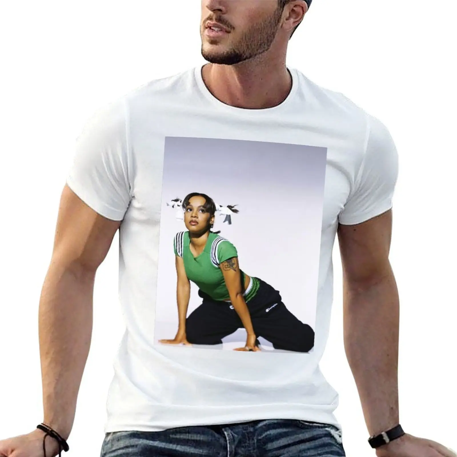 Left Eye - tlc poster lisa lopes T-Shirt vintage graphic tee fashion shirts mens cotton t shirts