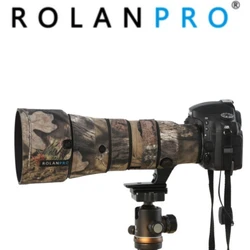 ROLANPRO Nylon Waterproof Lens Camouflage Coat Rain Cover For Nikon AF-S 500mm F5.6E PF ED VR Protective Case Dust Jacket