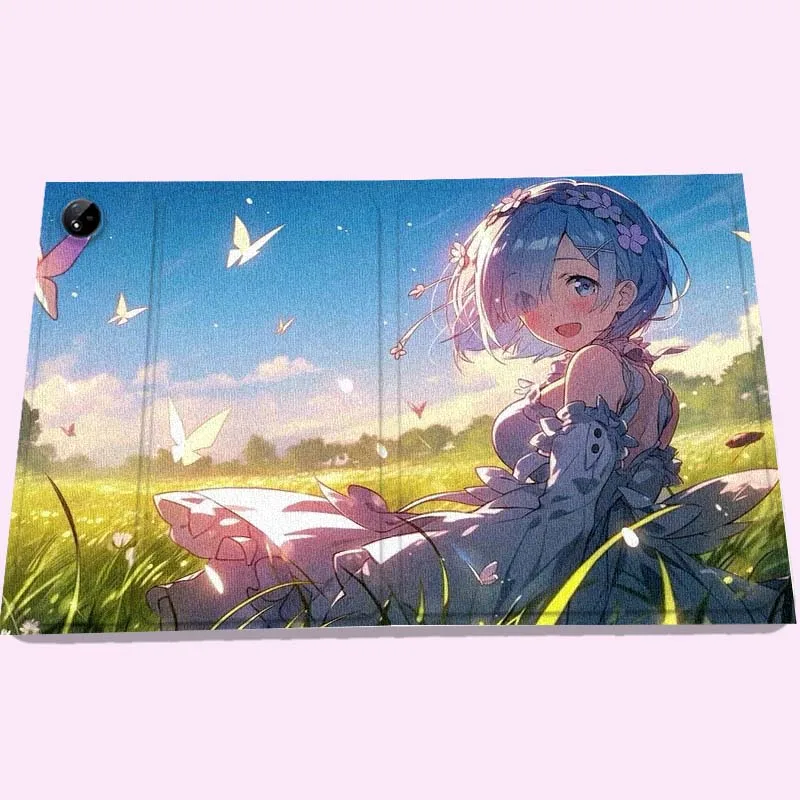 

Rem Art Cartoon Anime For Vivo IQOO Pad Pad2 Pad3 Pad5 Air SE Pro 11 11.5 12.1 12.3 13 inch Foldable Cover Tablet Case