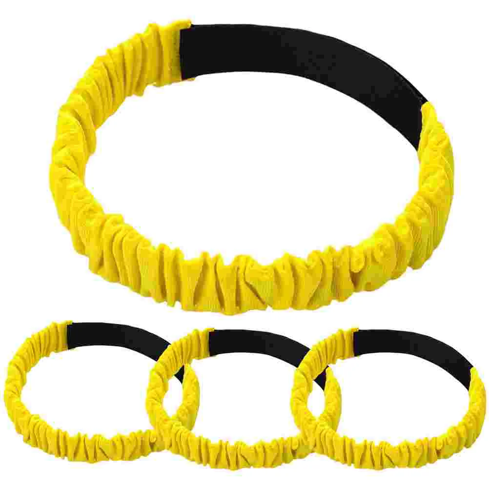 4 Pcs Two-person Three-legged Strap Race Band Ropes Teamwork Training Bands Outdoor Elasticity Parent-child