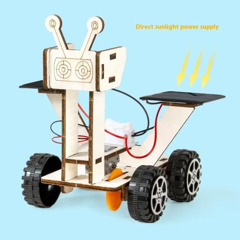 

1 Set Pediatric Science And Technology Toy Solar Lunar Exploration Vehicle Children's DIY Hand-assembled Model