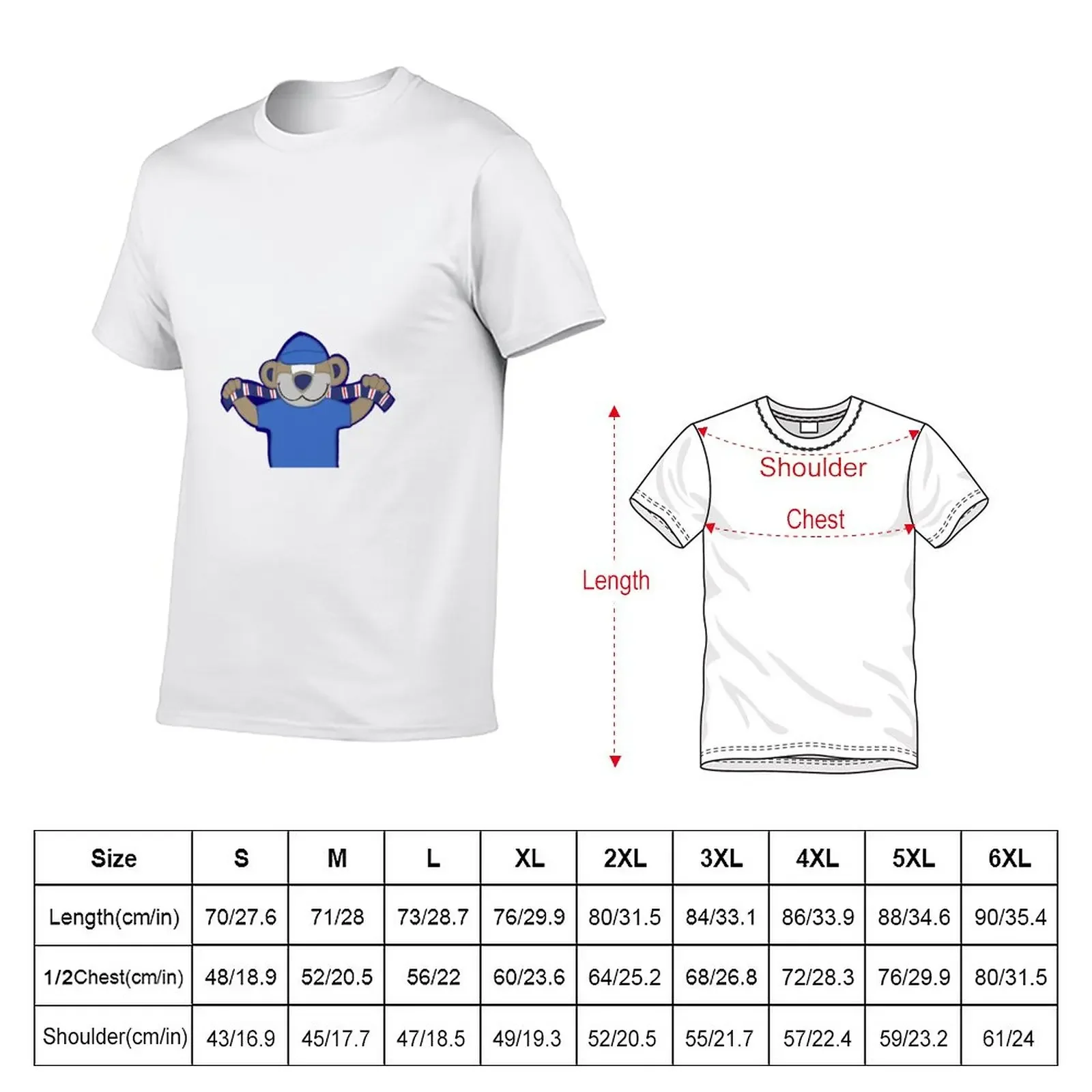 New Rangers Bear T-Shirt hippie clothes Anime t-shirt korean fashion t shirts for men