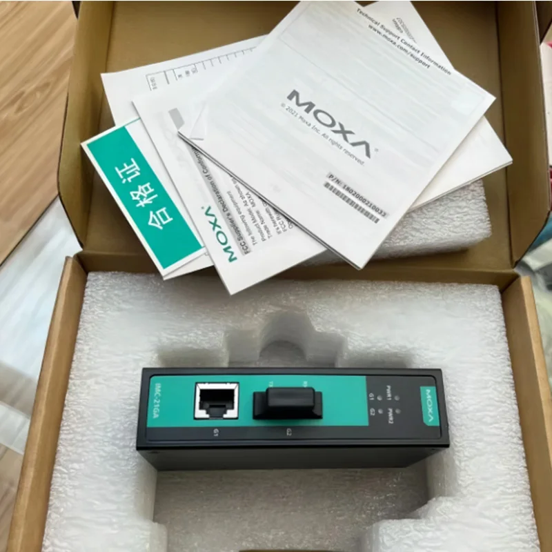 IMC-21GA Gigabit photoelectric converter, adjustable photoelectric converter, fiber optic transceiver MOXA IMC-21GA-LX-SC