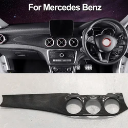 For Mercedes Benz A/GLA/CLA class W176 W117 2013~2019 ABS Carbon Fiber Available Dashboard Decoration Central Console Panel