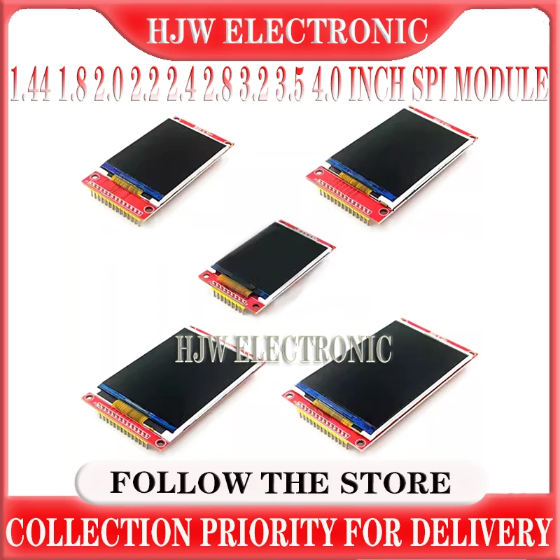 

1.44 1.8 2.0 2.2 2.4 2.8 3.2 3.5 4.0 inch SPI TFT LCD Screen Colorful Touch Display Module ILI9341 ILI9488 480*320 240*320 Drive