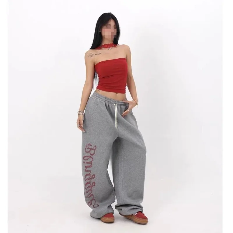 Unisex, gerade geschnittene, lange Hose mit 3D-Gothic-Totem-Muster, schnelltrocknende Hose für Damen und Herren, Freizeit-, Sport- und Streetwear-Hose mit Kordelzug, Outdoor-Hose. – Detail 3