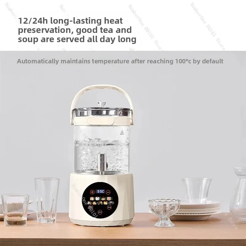 Fully Automatic Constant Temperature Health Pot 1.8L, Large Capacity Tea Boiling Kettle for Household, Flower Tea Maker