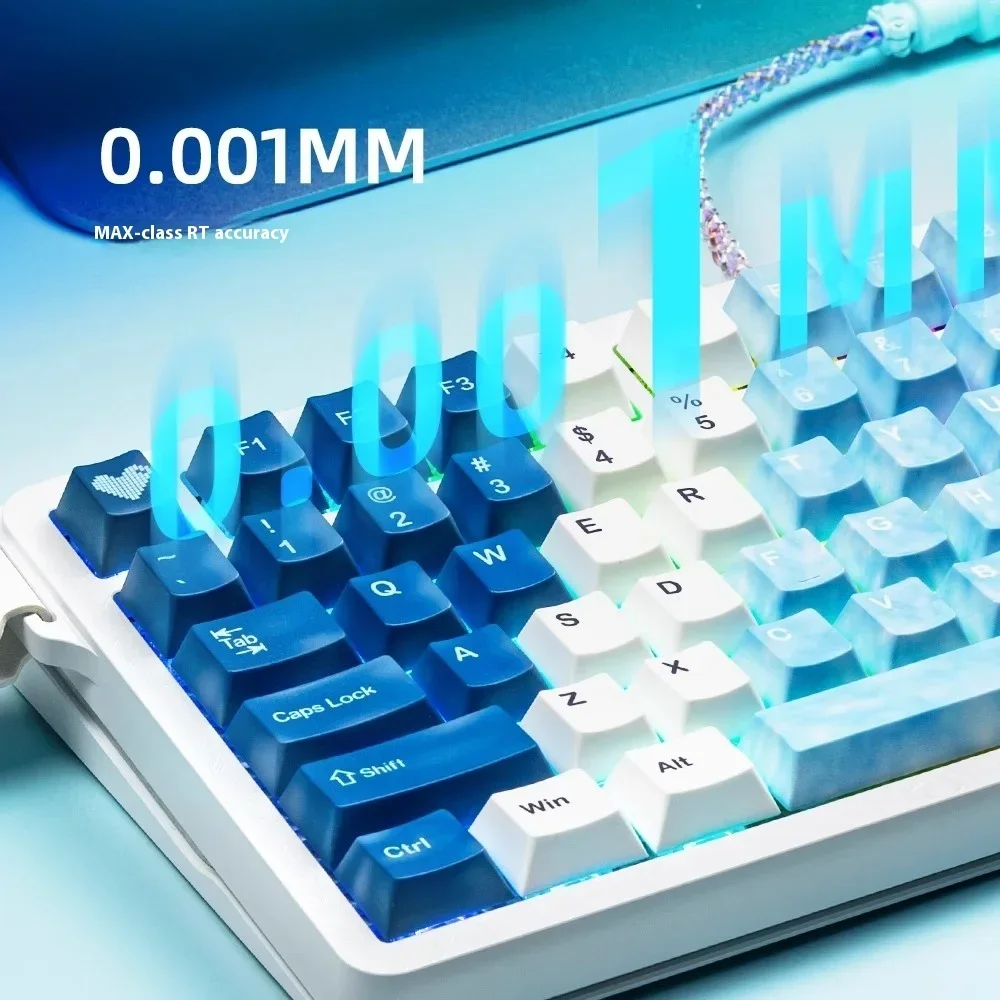 IYX Polar75 التبديل المغناطيسي لوحة المفاتيح الميكانيكية لوحة المفاتيح السلكية 8000 هرتز 0.001mmRT لوحة مفاتيح الألعاب ملحقات الكمبيوتر FPS ألعاب الهدايا