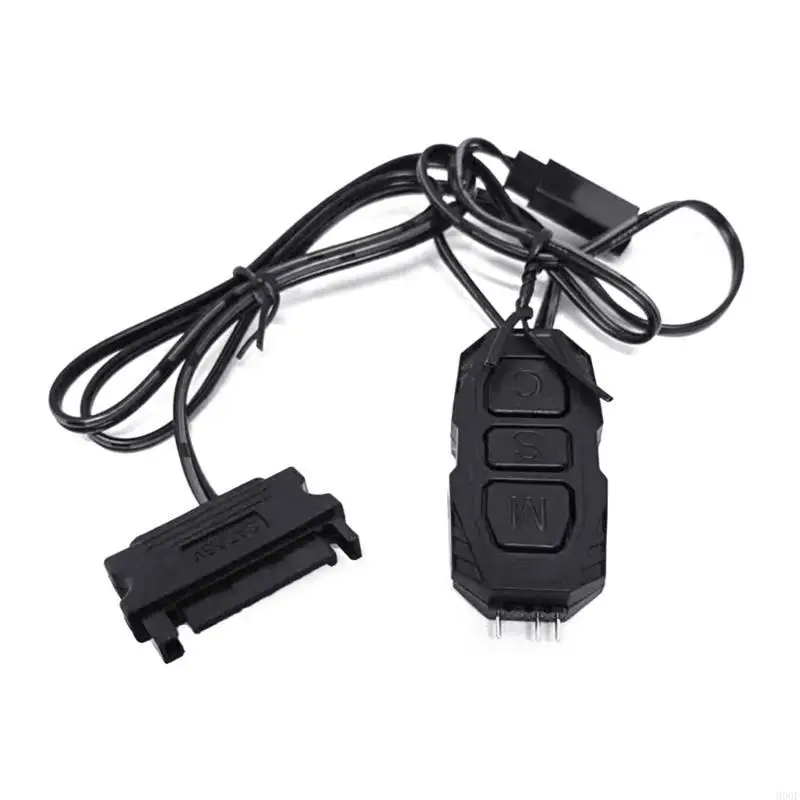 

900F ARGB Controller 3Pin 5V ARGB Splitter Cable LED Lighting Pin ARGB Controller