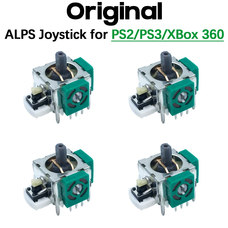 Joystick 3D ALPS Original para PS2/PS3/XBox 360 Gamepads, Joystick de controlador PS2 PS3 XBox360 de repuesto para Sony, Gamepad Xbox