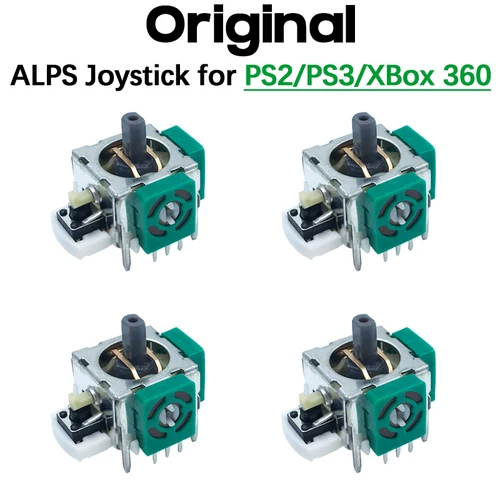 Imagen 1 del producto Joystick 3D ALPS Original para PS2/PS3/XBox 360 Gamepads, Joystick de controlador PS2 PS3 XBox360 de repuesto para Sony, Gamepad Xbox