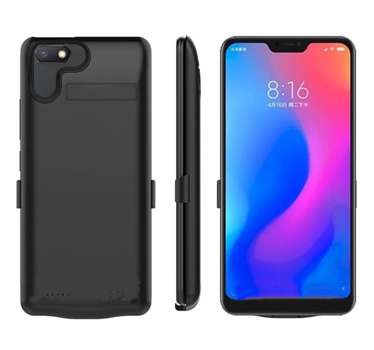 Silm Battery Charger Case For Xiaomi Redmi 6 6A Backup Power Bank Back clip battery Case Battery Power Case Charging Back cover