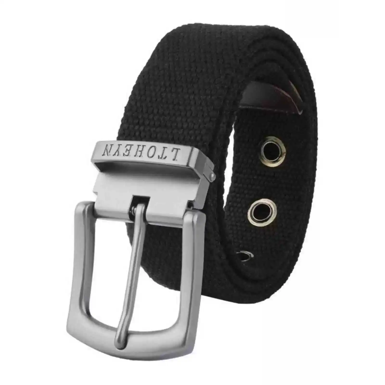 Extended Size Belt Men's Multi-Hole Canvas Waist Belt Versatile for Jeans Needle Buckle Student Korean Style Suitable for Women view 3