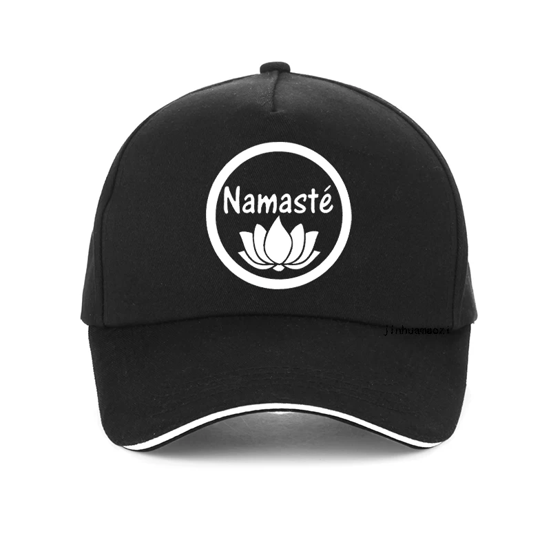 

Man women Leisure hat Vintage Namaste Mother Explicit Baseball Cap Summer Yoga motion hats printing Lotus flower golf Caps