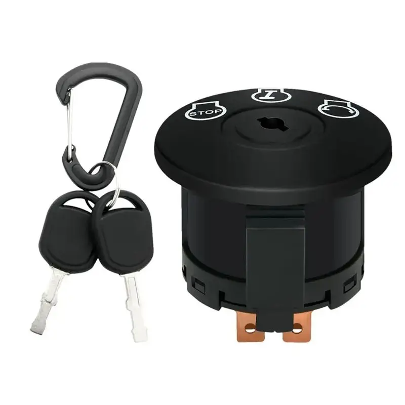 A84X-Lawn Mower Tractor Ignition With Key Mower Button Plug-&-Play Lawn Mower Button Easy To Install For Most Lawn Mower