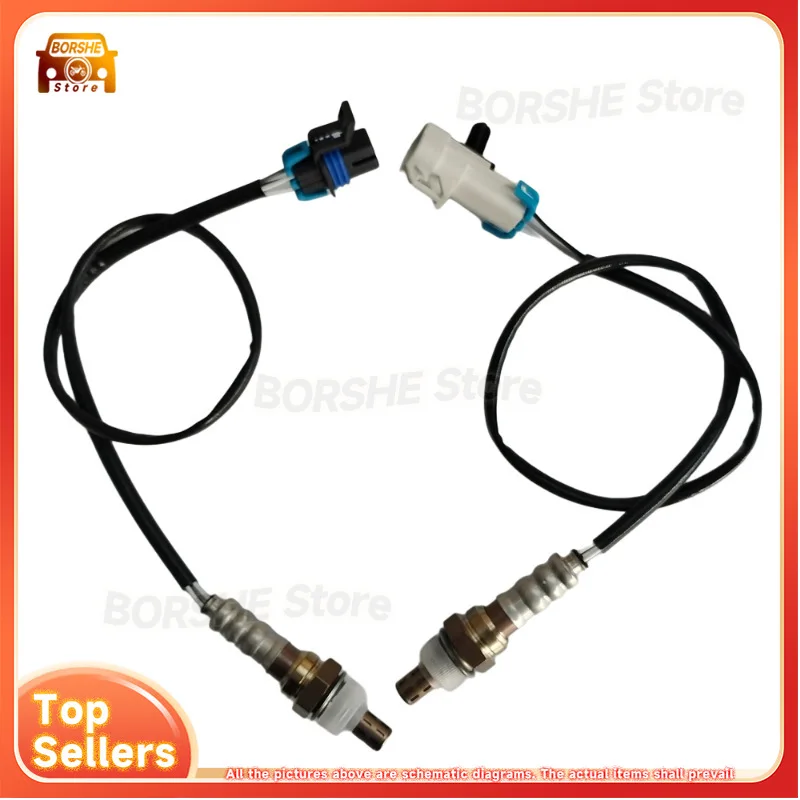 2026 Cocok untuk 234-4066 234-4342 Sensor Oksigen Depan dan Belakang Mobil Chevrolet 2 Pcs Set