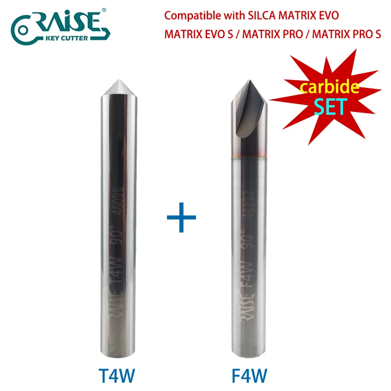 

F4W T4W 0.4mm 90 degrees Carbide Cutter Tracer Compatible with SILCA MATRIX EVO/MATRIX EVO S/MATRIX PRO/MATRIX PRO S