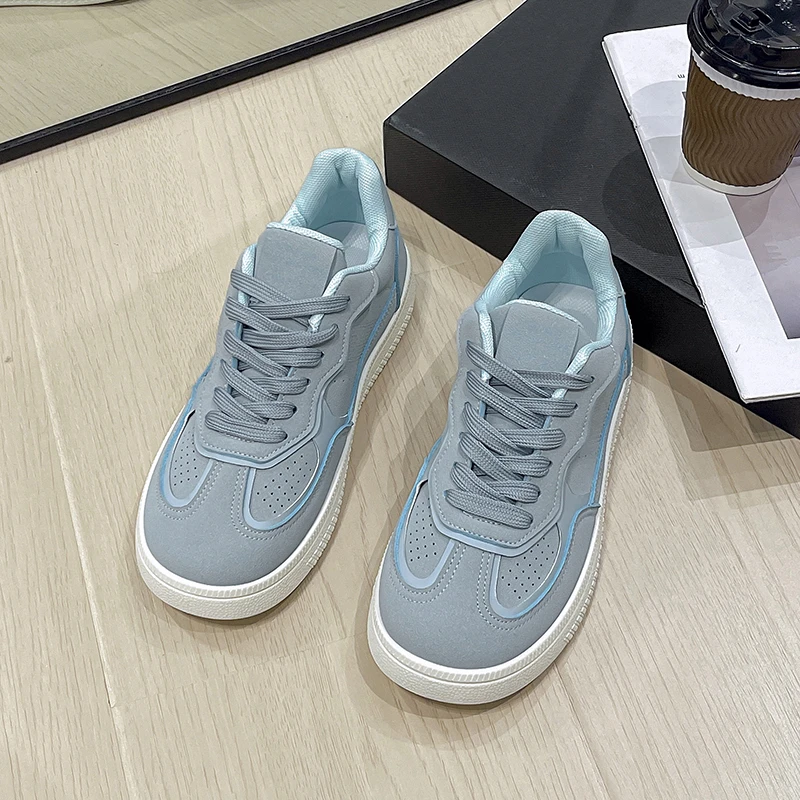 Women's White Sneakers 2025 New Spring Female School Casual Sneaker Versatile Non-slip Comfortable Women's Tennis Shoes Fashion