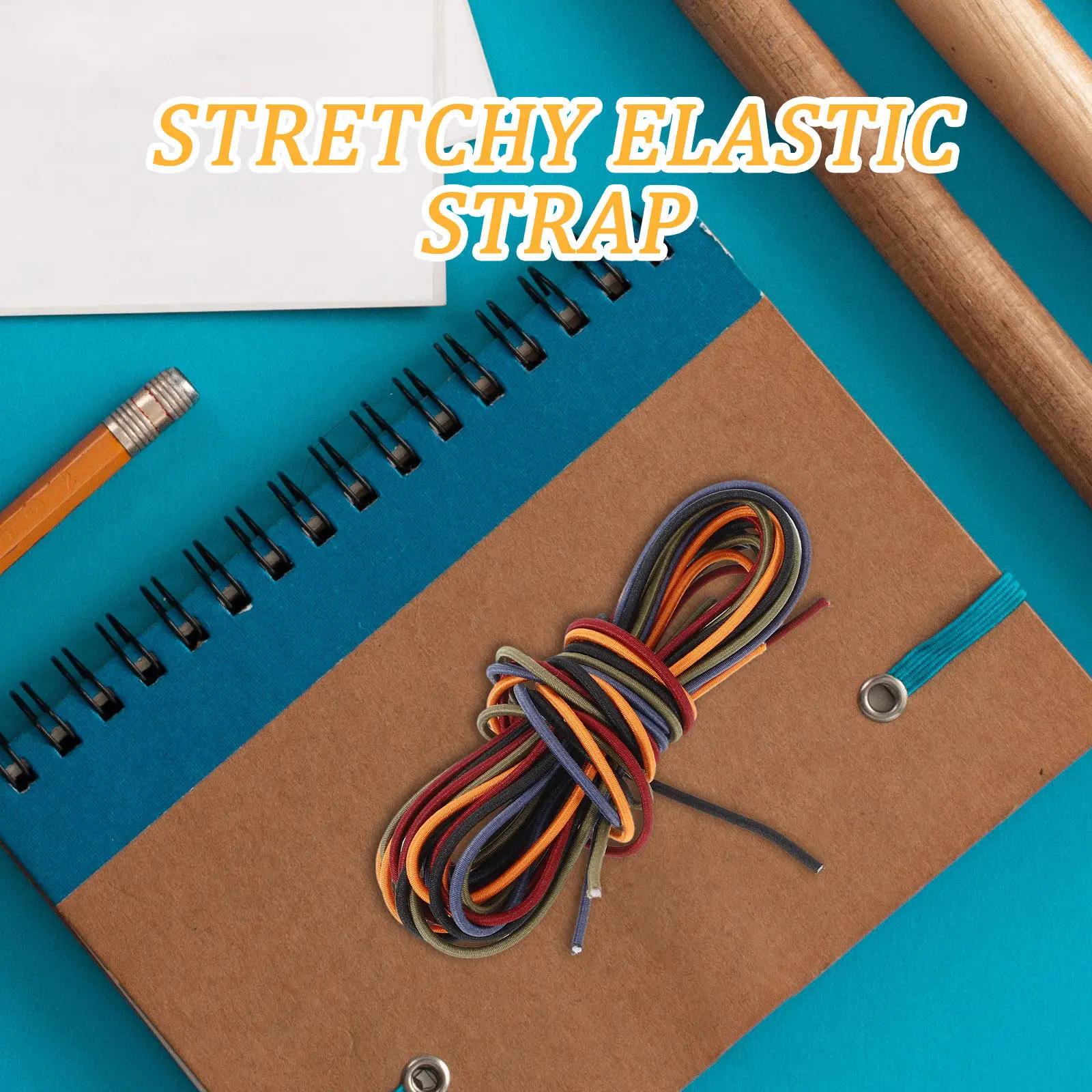 6 Buah Pita Elastis Nilon, Tal - Travel Notebook Journal ulasan dan harga