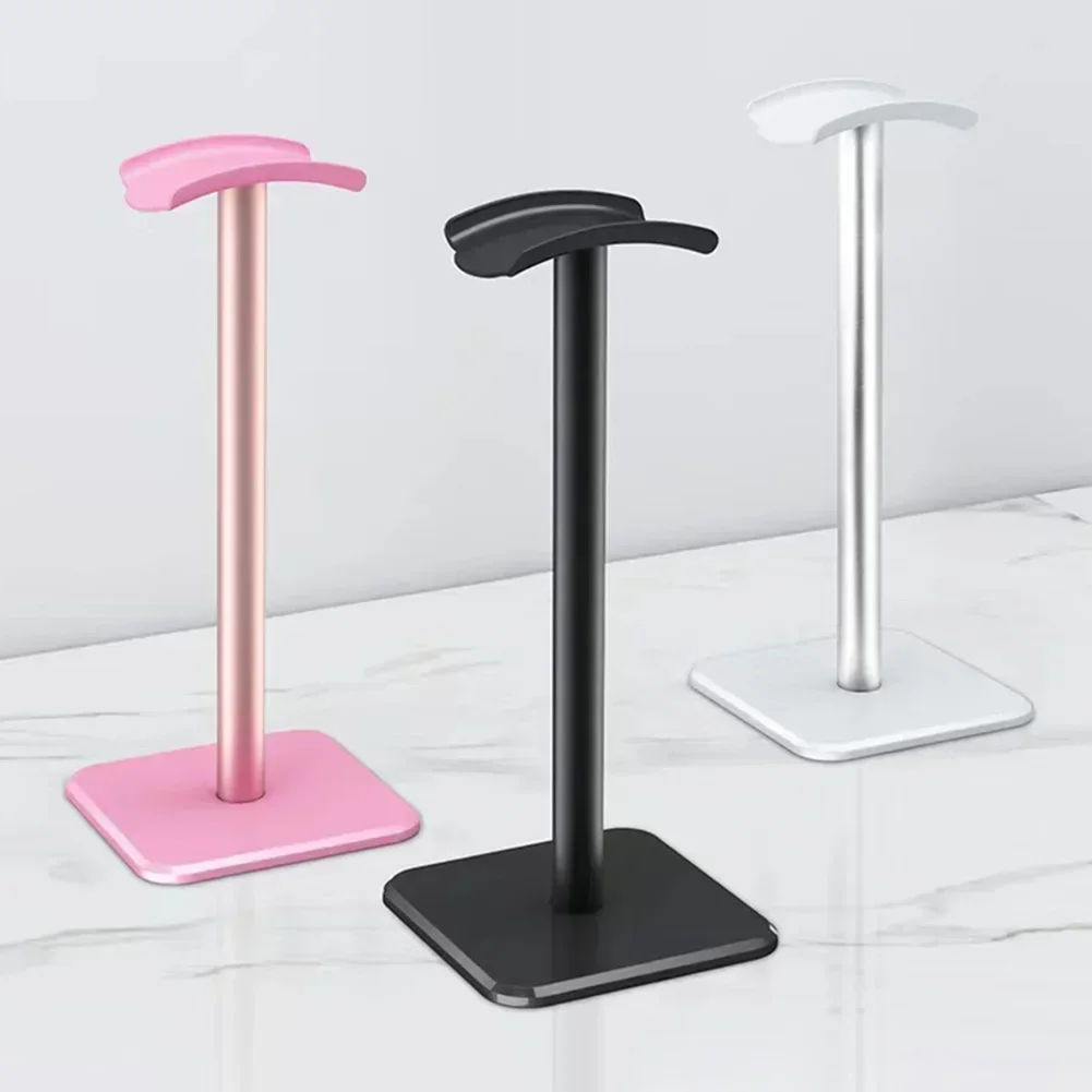 Alumínio Alloy Headphone Stand Rack, Espaço Saving Headset Suporte, Desktop Organizer, Display Vertical Bracket Hanger