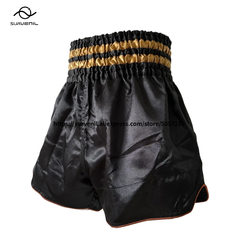 

Muay Thai Shorts Plain Satin Polyester Thai Boxing Shorts Women Men Kids Pure Color Jiujitsu MMA Training Fight Kickboxing Pants