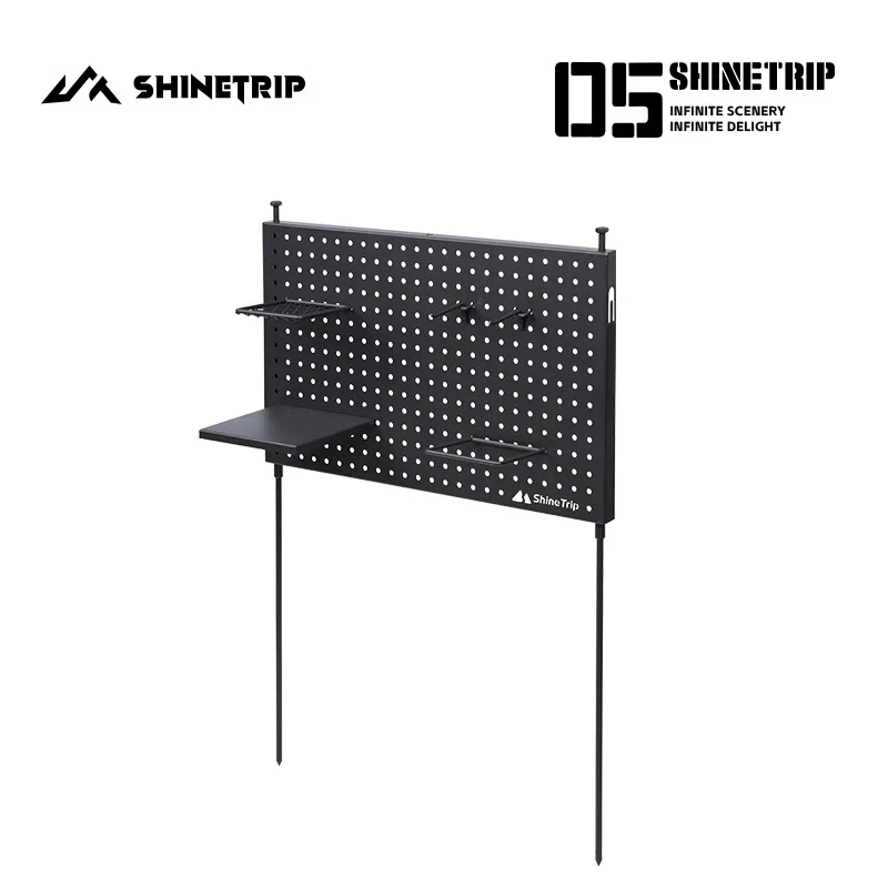 لوح فتحة خارجي للتخييم، تخزين محمول وخفيف للغاية، لوح تخزين متعدد الوظائف، رف تخزين قائم #6