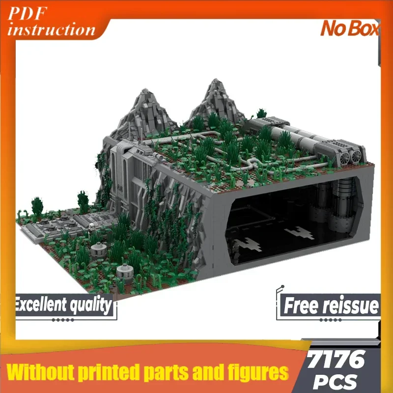 

Рождественская звезда, модель фильма, Moc, строительные кирпичи, подземная императорская база, технология, модульные блоки, подарки, игрушки, наборы «сделай сам», сборка