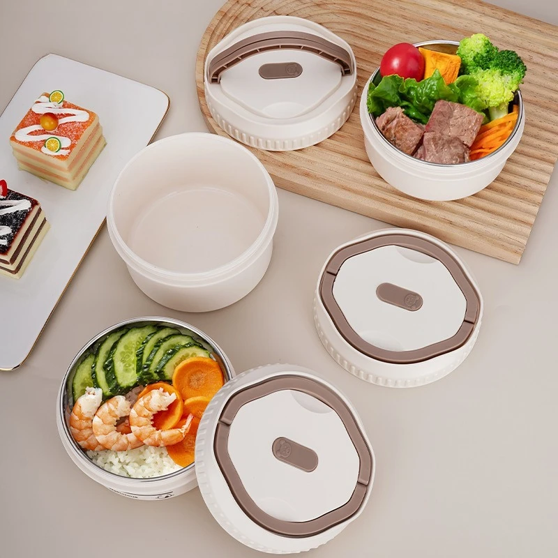 

Нержавеющая сталь 316, антибактериальная стальная изоляция, ланч-бокс для офисного работника, коробка для бенто, можно с подогревом в микроволновой печи