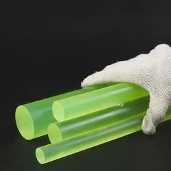 1Pcs Length 500mm Solid PU Polyurethane Rod Diameter 2/3/4/5/6/8/10 - 55mm Hardness 80A Shore Elastic Stretch Sticks Plastic Rod