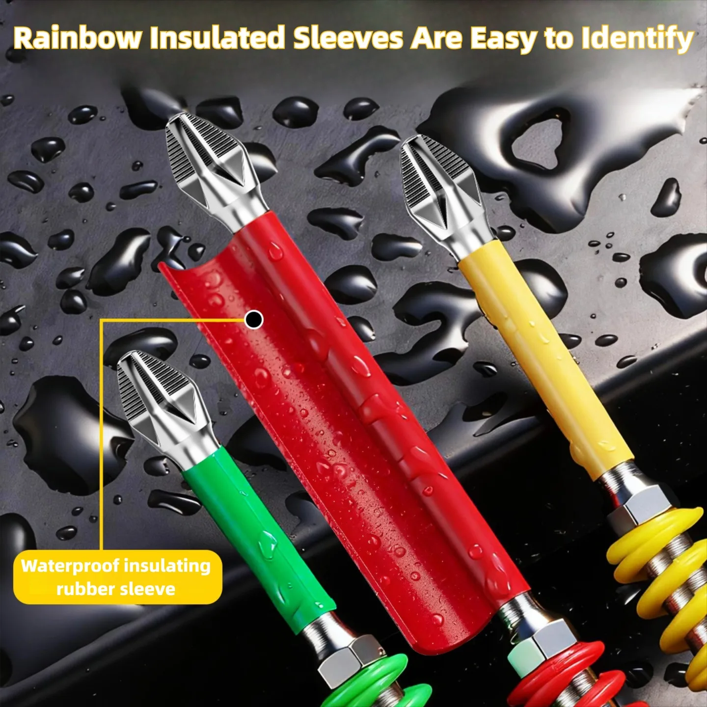 2Pcs Spring Screwdriver Bits Magnetic PH2 Driver Screw Anti-slip 65/70/90/150mm 1/4'' Hex Shank Drill Head Electric Repair Tool