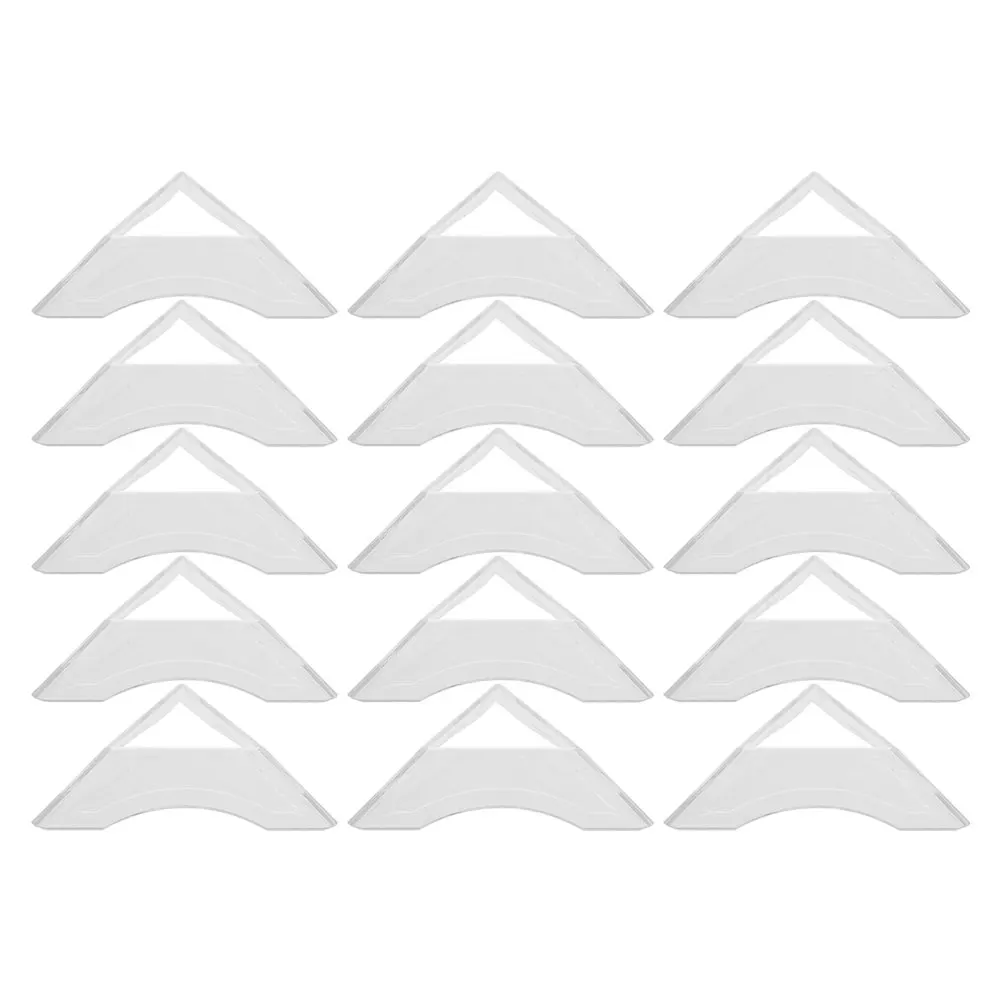 30 pçs cubo base transparente titular expositor quebra-cabeça velocidade organizador triângulo pedestal plástico jogo jigsaw sudoku