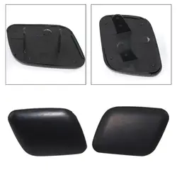 Black Car Bumper Front Headlight Washer Nozzle Cap Headlamp Replacement Repair Parts 4B0 955 275 for Audi A6 C5