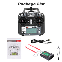 Flysky FS-i6X 2.4GHz 10CH AFHDS 2A RC Transmitter with FS-iA10B Receiver for RC Drone Airplane Helicopter