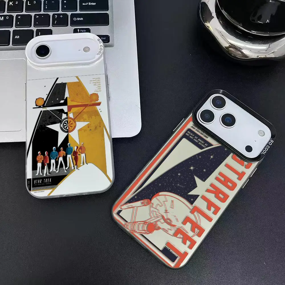 حافظة لهاتف آيفون 17 16 15 14 13 12 11 Pro Max Air Matte Laser Aurora مقاومة للصدمات Funda