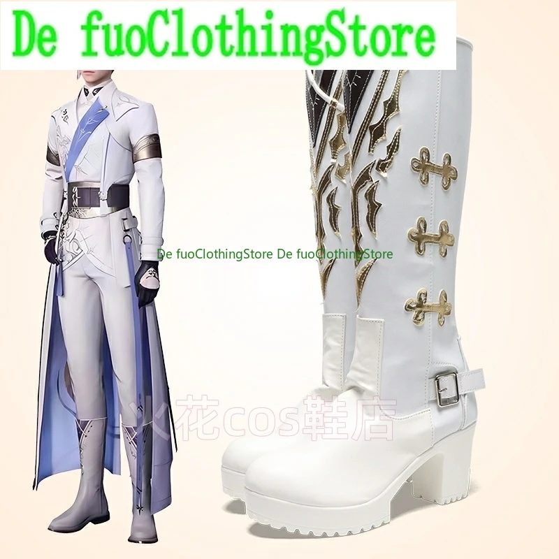

De Fuo Clothing Store Anime Love and Deep Space: Shen Xing's Return To Light Hunting COS Shoes GAME Anime Shoe