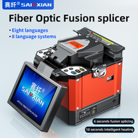 SAIVXIAN A-80S  Fusion splicer Machine 6S splicing machine with VFL Optic power meter tool kits Multilingual