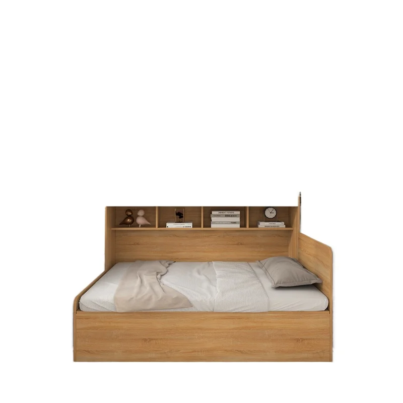tatami bed cabinet integrated space saving bedroom wardrobe combination bed