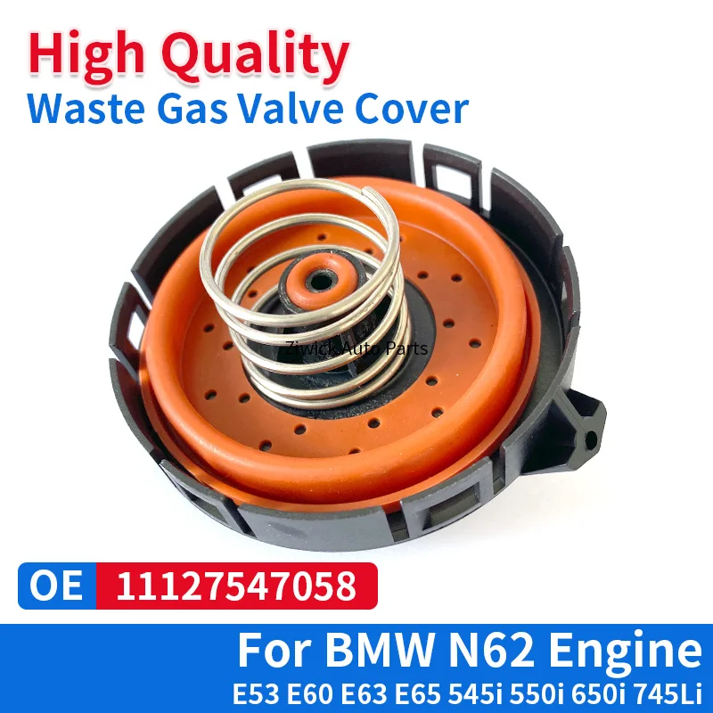 2x 11127547058 New PCV Valve Cover Diaphragm Kit 14506018001 11127537733 For BMW Engine N62 E53 E60 E63 E65 545i 550i 650i 745Li