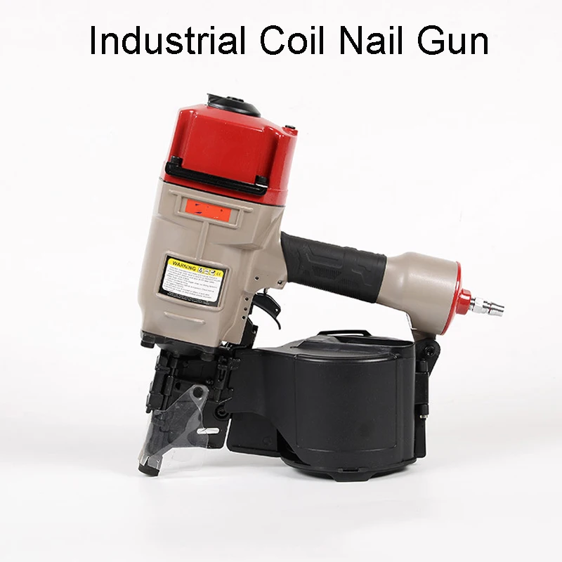 Industrial Coil Pallet Nail Gun Pneumatic Roll Nail Gun CN55 CN70 CN80 For Framing Fencing Wood Pallet Housing