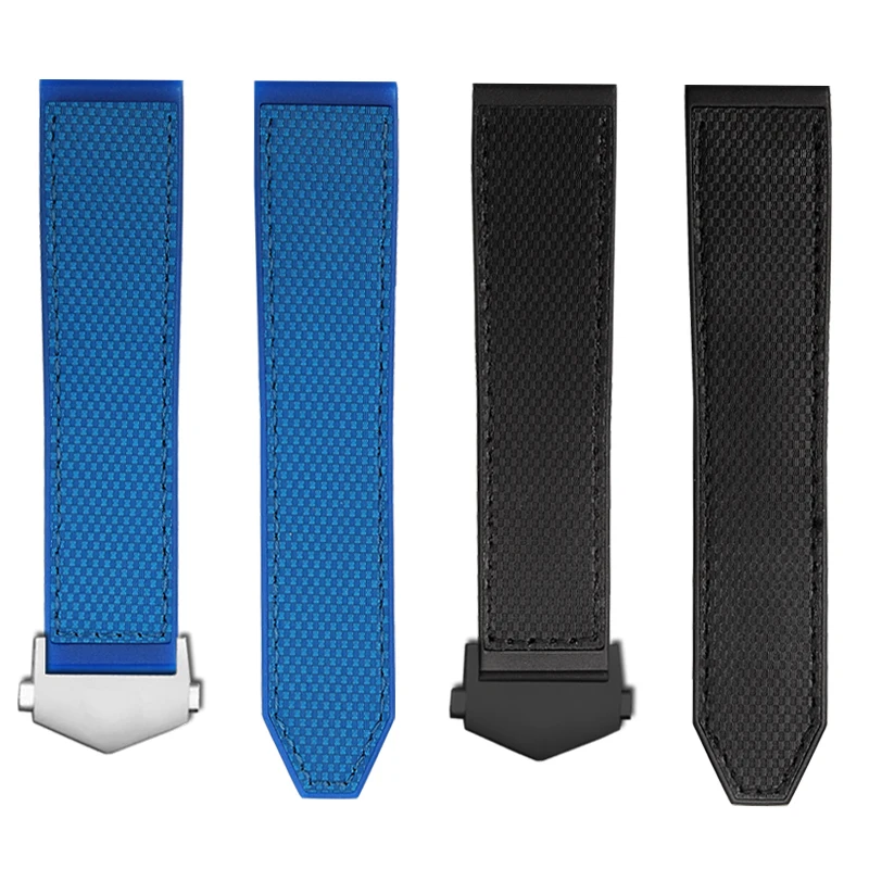 TPU+silicone Watch Strap For TAG HEUER MONACO CBL2182/2184/2183 /2188 Rubber WatchBand Straight Joint Men's Accessories