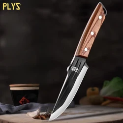 PLYS Forged Sharp Pocket Knife, Multi-purpose Kitchen Knife For Outdoor Camping Hiking Travel