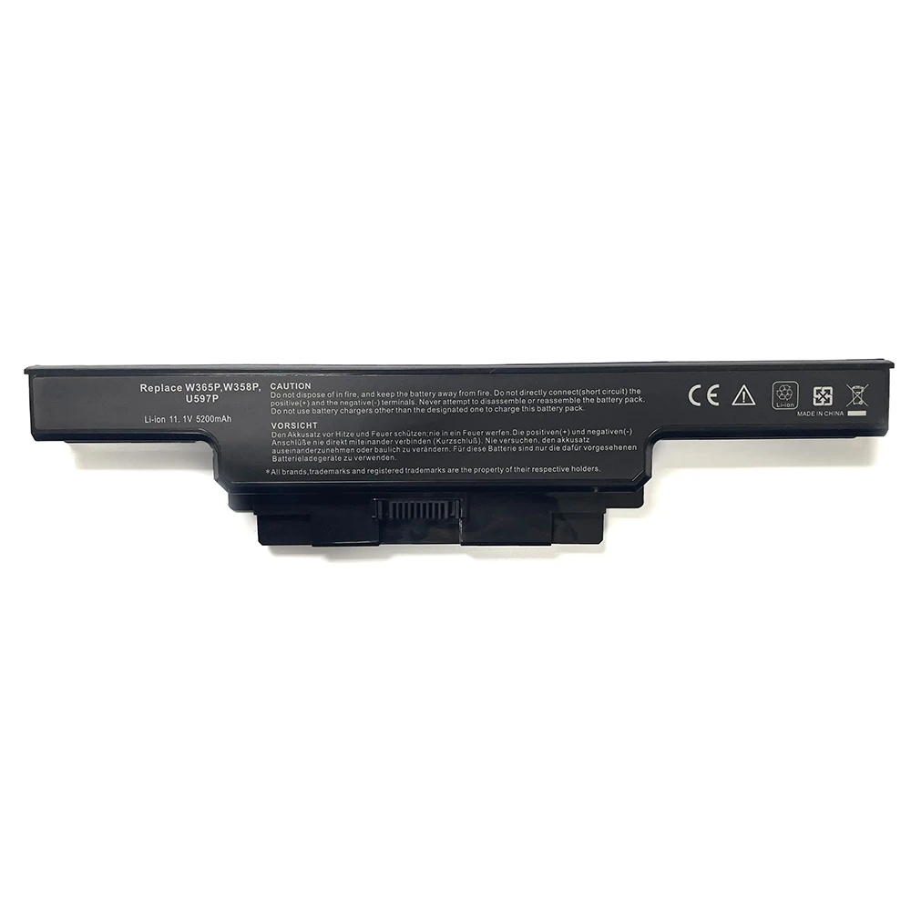 7XINBOX W358P U597P 11.1V 5200mAh Laptop Battery For Dell Studio 1450 1457 1458 N998P N996P W365P 0U600P 0W360P Series