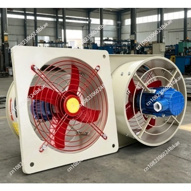 BFS-300/400 Flameproof Wall Axial Flow Fan 220V 380V Industrial Workshop Explosion-proof Ventilation Exhaust Fan