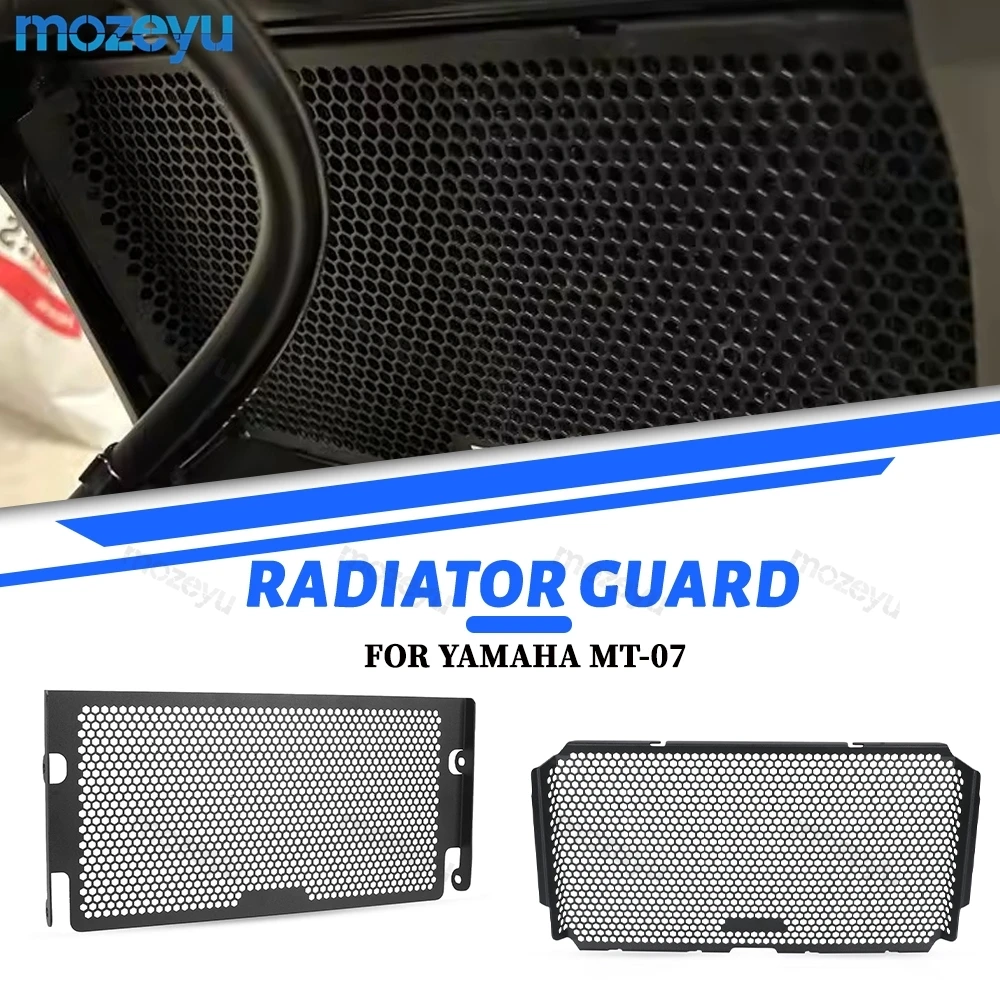 

Motorcycle Radiator Grille Guard Cover Fuel Tank Protect Protector For Yamaha MT-07 Y-AMT 2027 2026 2025 MT-07/MT07 Accessories