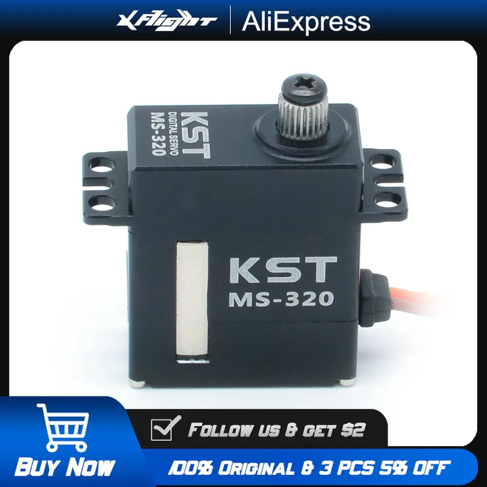 

KST MS320 Micro HV Servo 200 ° Цельнометаллический магнитный энкодер 6,0-8,4 В, водонепроницаемый для радиоуправляемых деталей вертолета 450